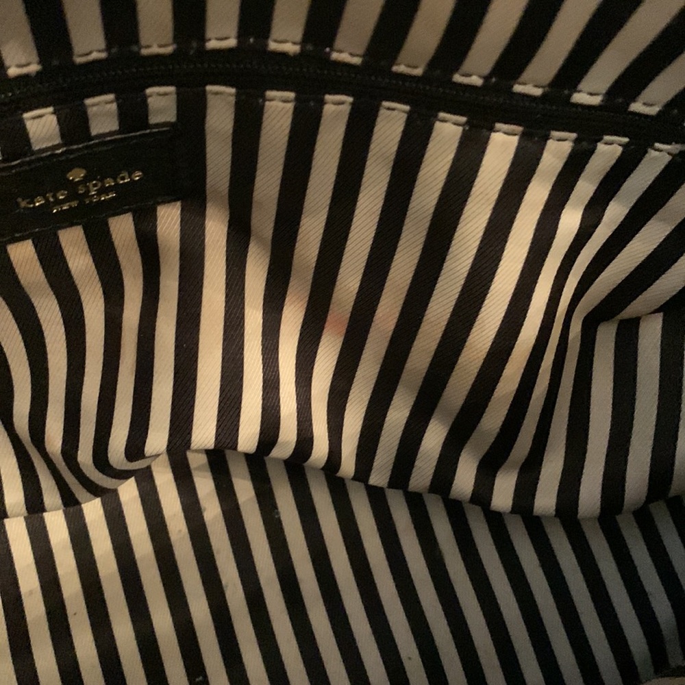 Kate Spade ♠️ Black Pebble Leather Satchel with Shoulder Strap - Picture 10 of 12